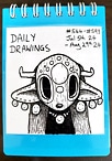 Daily Drawing Notepad Cover 12