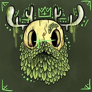leaf mask drawing
